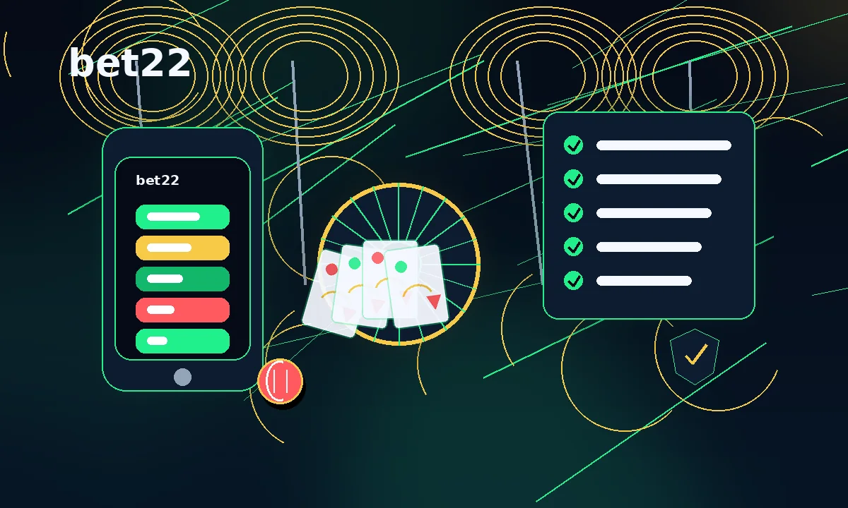 about bet22 India brand entry website visual for app games bonus payment and safety topics