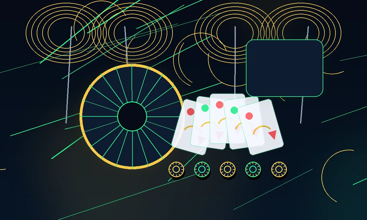 bet22 live casino visual with roulette cards and premium dark table