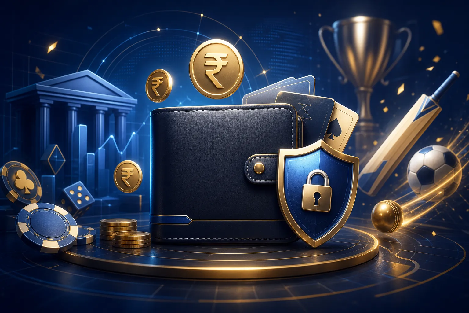 bet22 India payment information visual with UPI wallet bank card and crypto checks